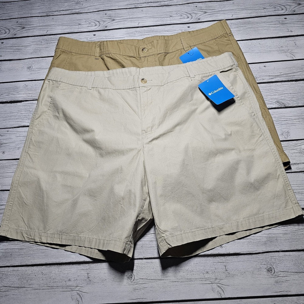 Columbia Archer Mountain Shorts Men's 42 Lot‎ Of 2 Fishing Hiking 8" Inseam NWT
